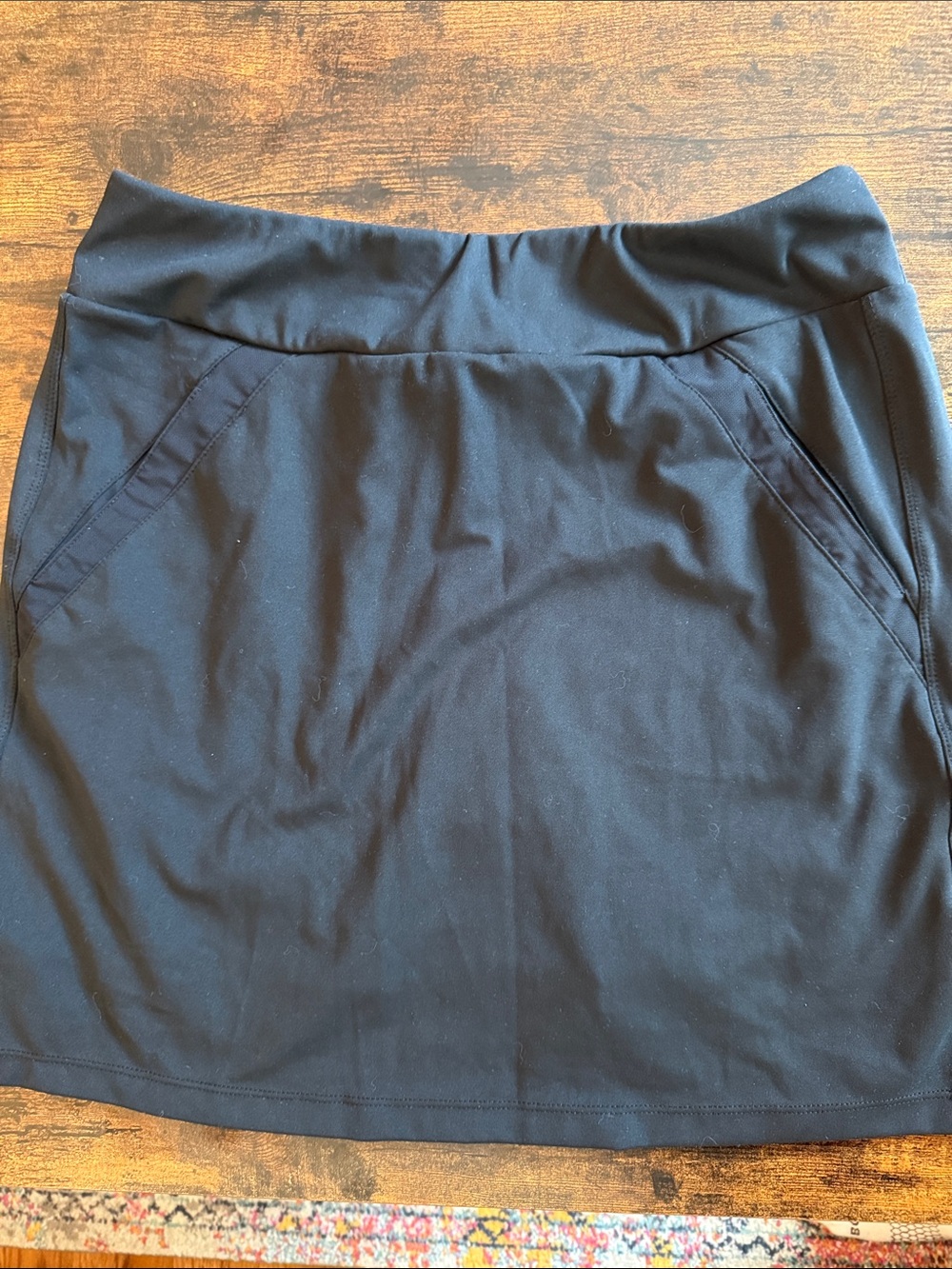 Tail White Label Black Active Skort with Side Pockets